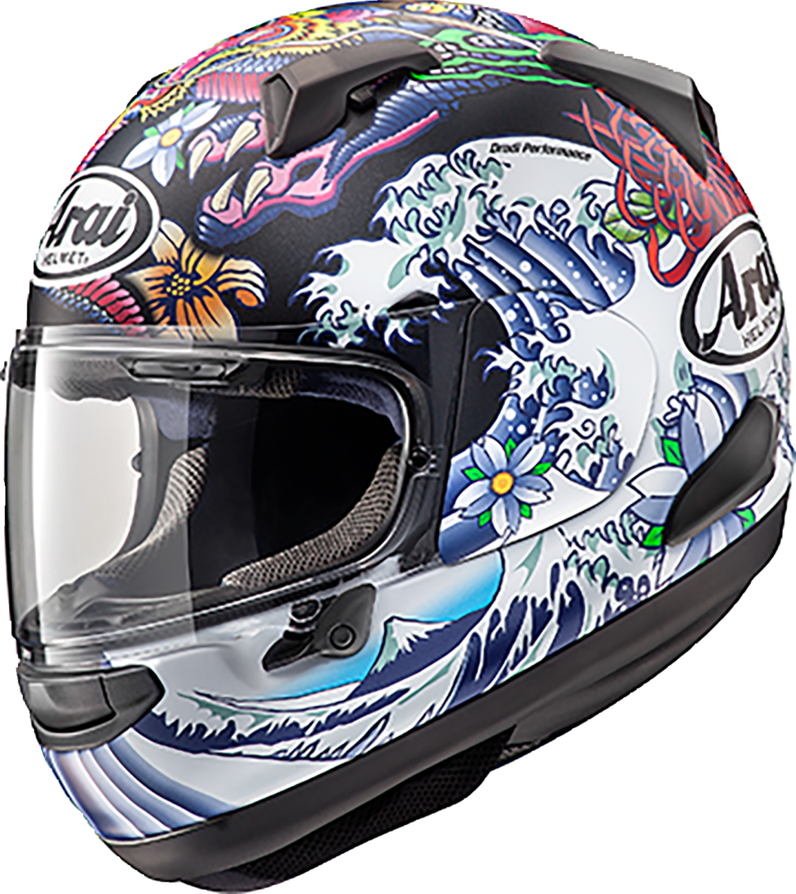 CASCO INTEGRAL ARAI QUANTUM-X ORIENTAL NEGRO MATE