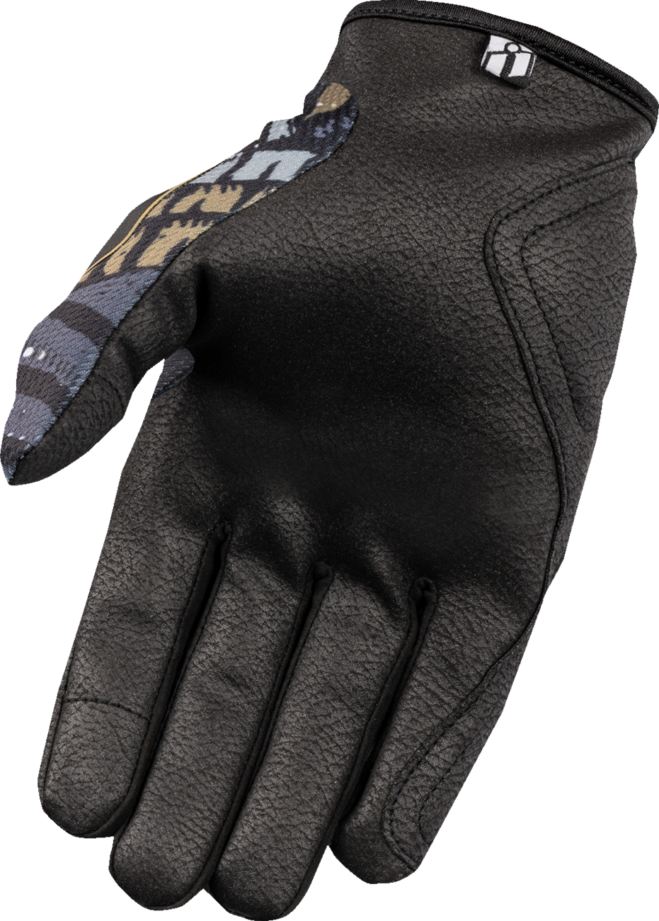 GUANTES ICON HOOLIGAN DAY TRIPPER NEGRO
