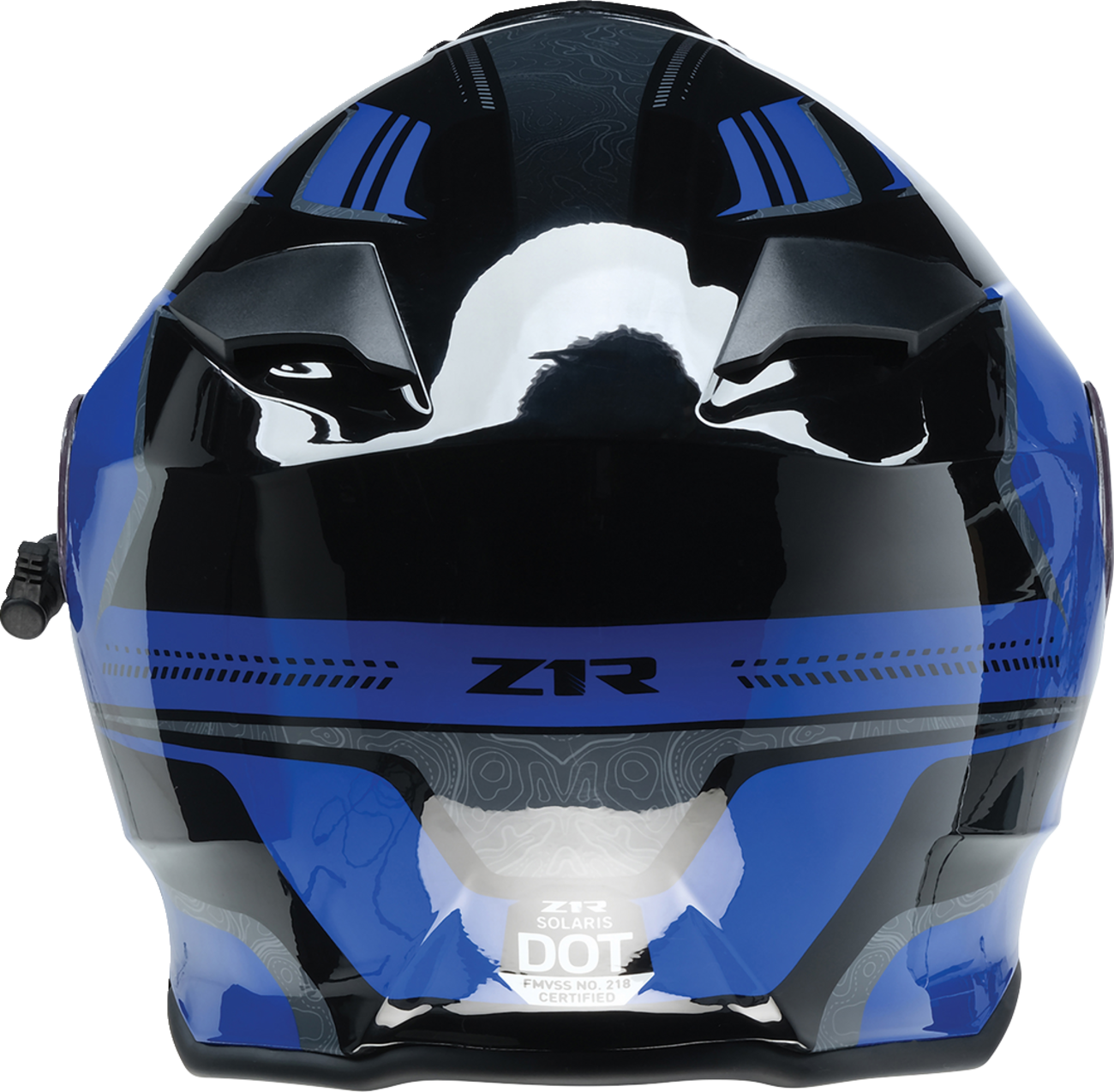 CASCO MODULAR Z1R SOLARIS 2.0 FIRST TRACKS NEGRO/AZUL