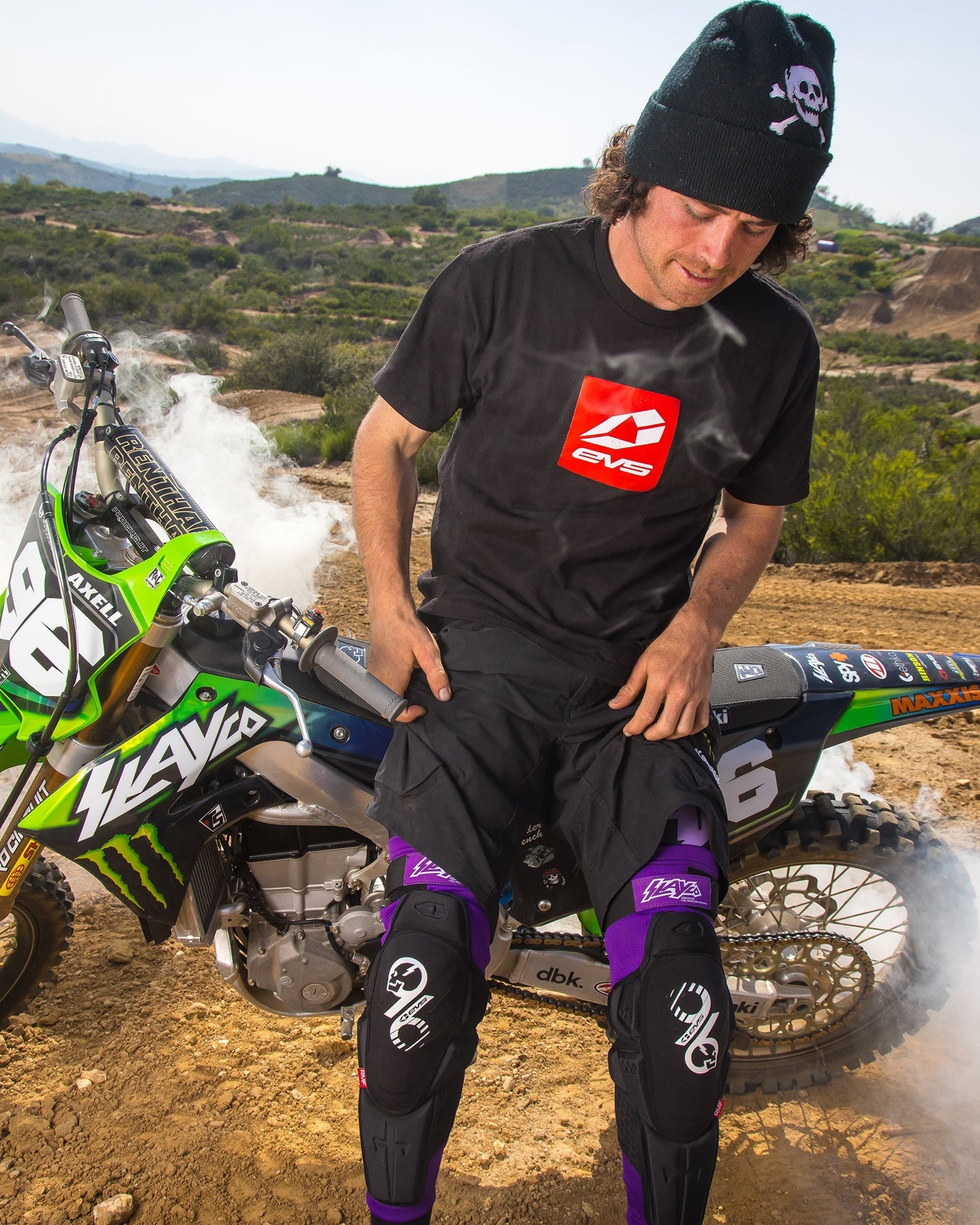 Protectores Rodilla EVS Slayco96 Motocross Freestyle Enduro Alta Protección Superior