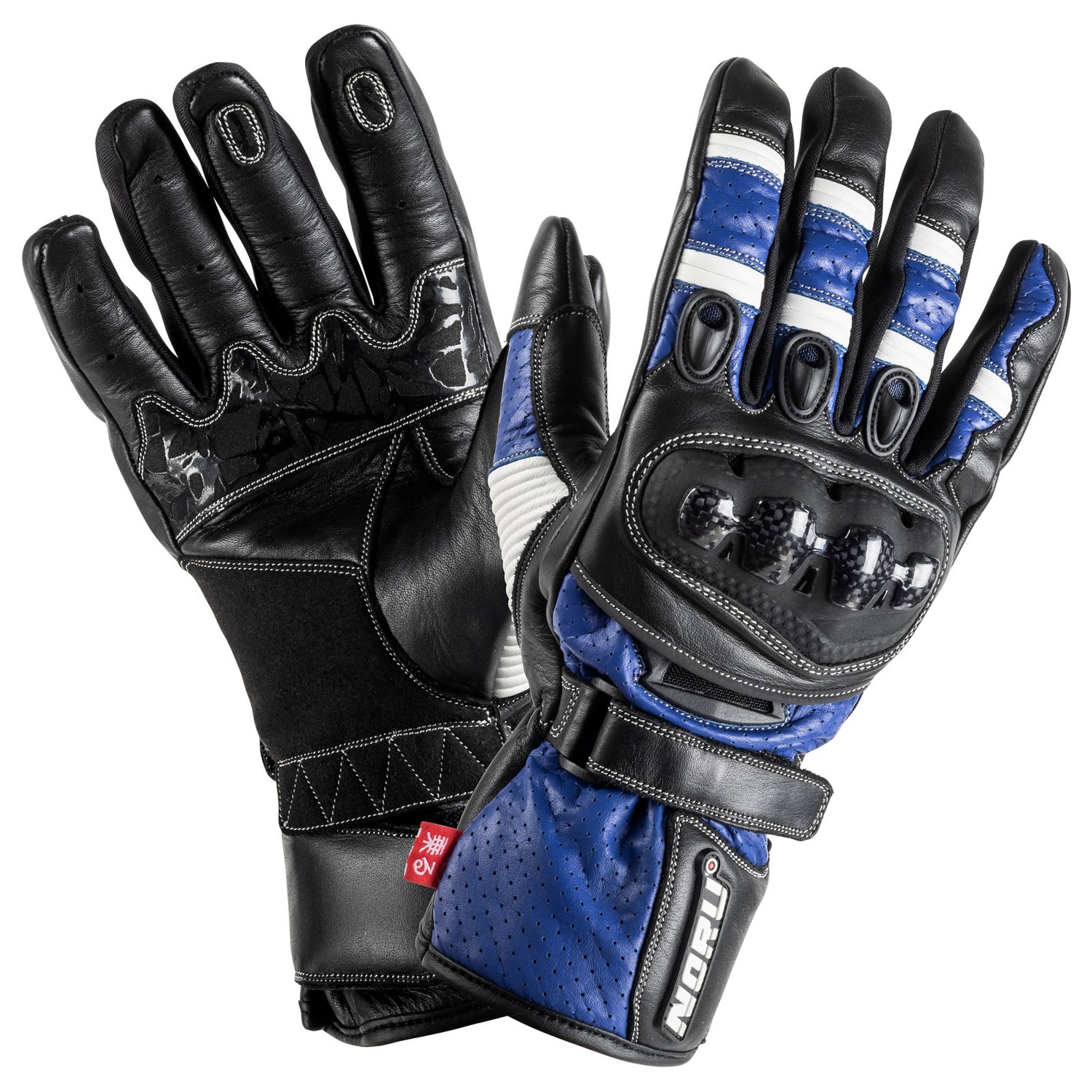 GUANTES DEPORTIVOS NORU SOKUDO AZUL NEGRO BLANCO
