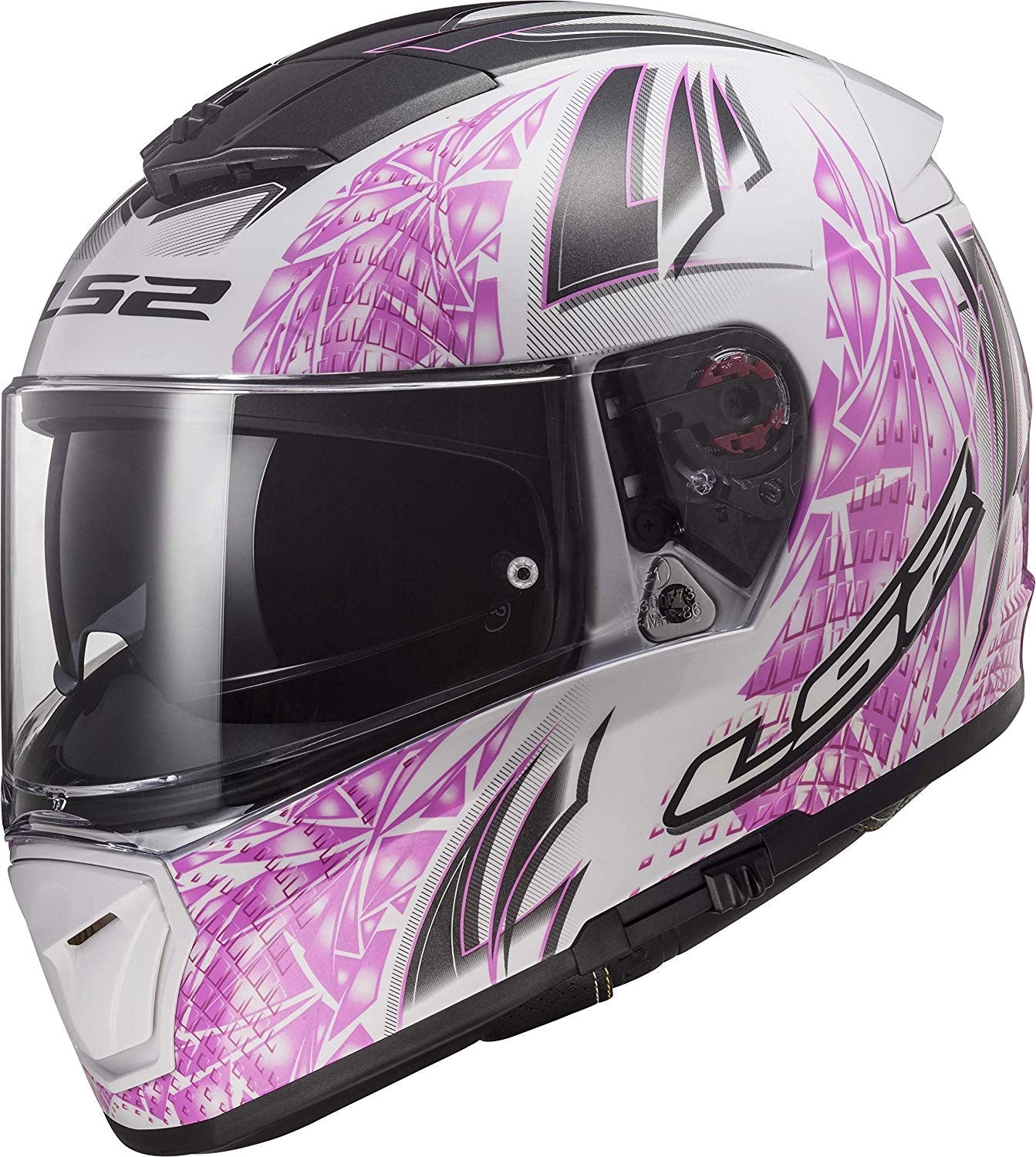 CASCO LS2 BREAKER GALAXY PINK GLOSS NEGRO