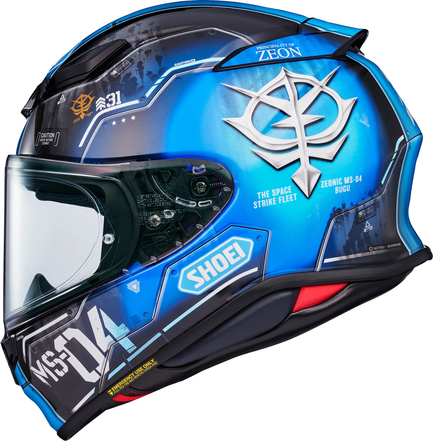 CASCO INTEGRAL SHOEI RF-1400 RR BUGU AZUL