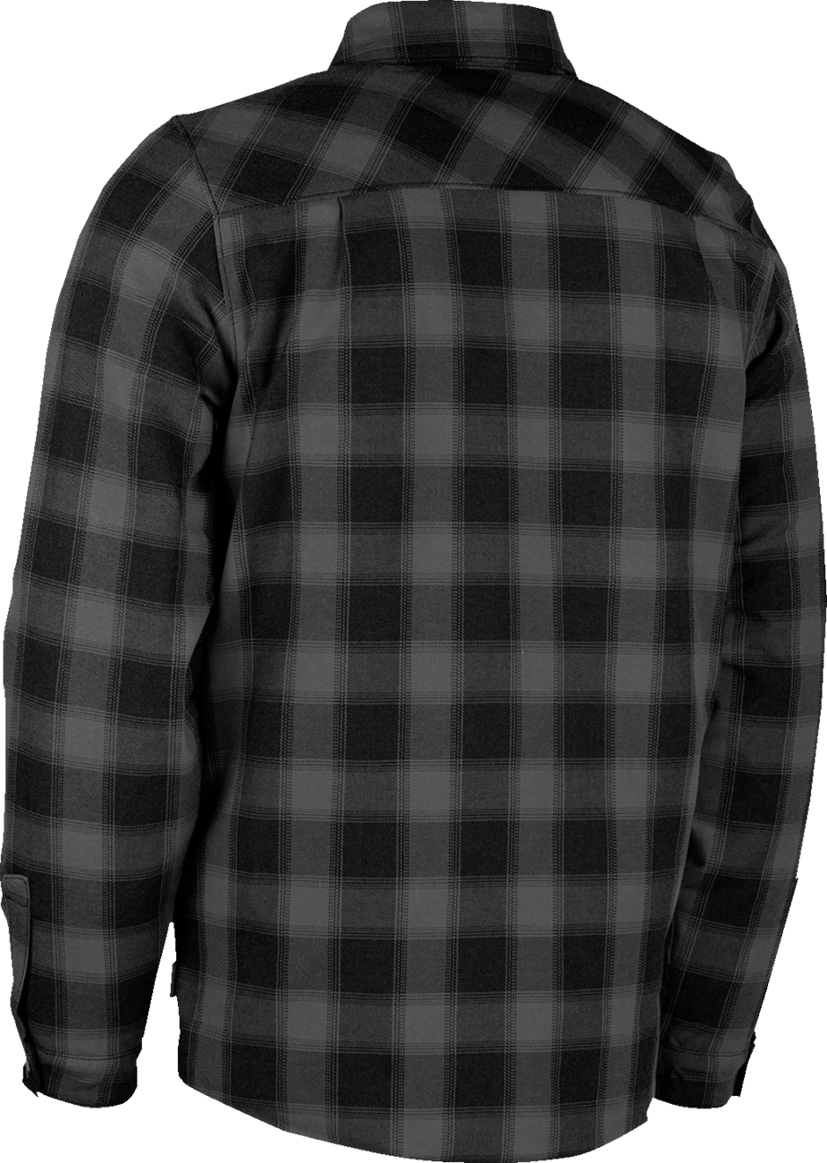 CHAQUETA ICON FALLBLOCK FLANNEL NEGRO