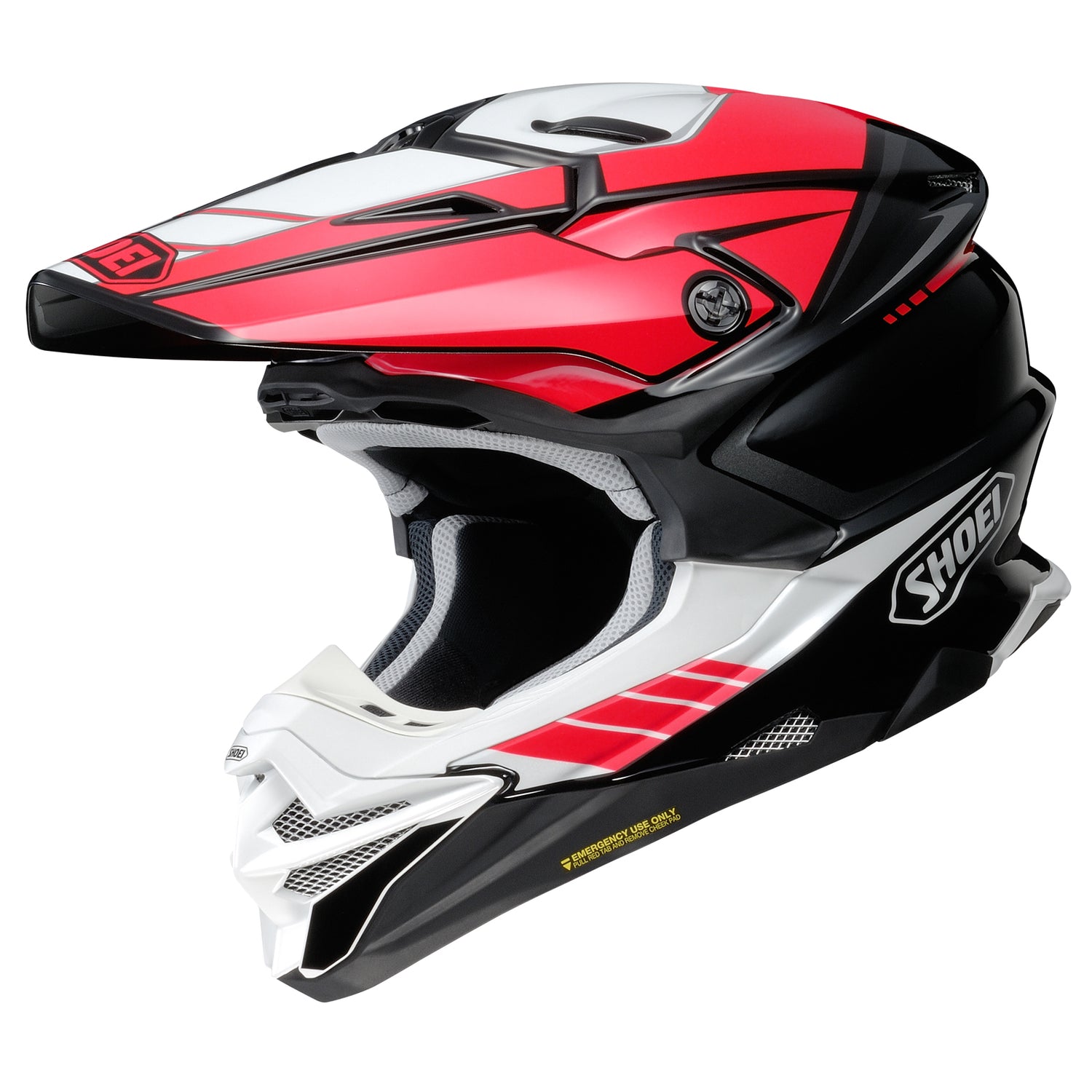 CASCO MOTOCROSS SHOEI VFX-EVO JAMMER ROJO