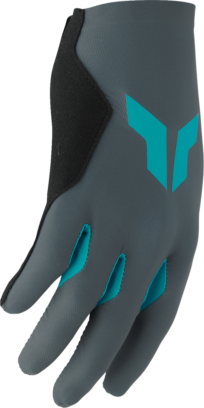 GUANTES THOR SPORTMODE ICONIC GRIS/AQUA PARA DAMA