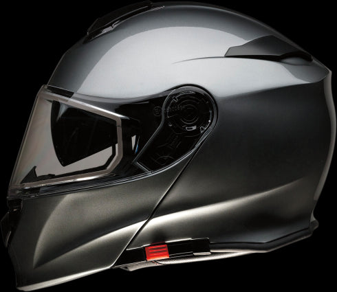 CASCO Z1R SOLRIS DUAL PLATA OSCURO