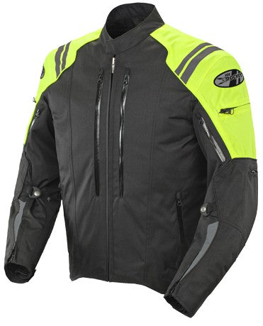 CHAQUETA JOE ROCKET ATOMIC 4.0 NEGRO/AMARILLO NEON
