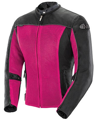 CHAQUETA PARA DAMA JOE ROCKET VELOCITY MESH ROSA/NEGRO