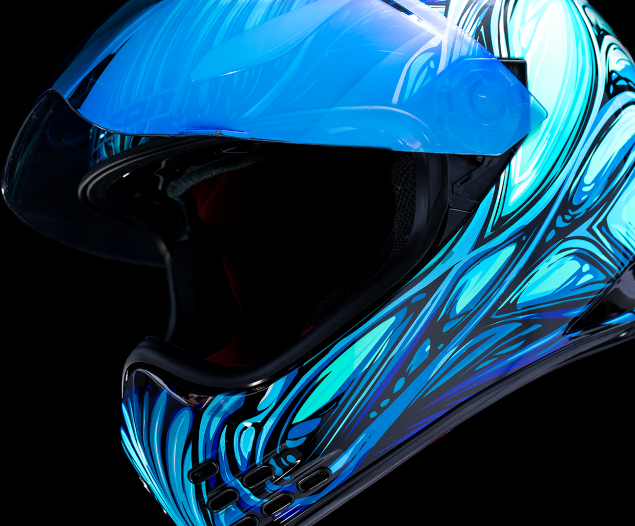 CASCO INTEGRAL ICON DOMAIN NOUVEAU AZUL