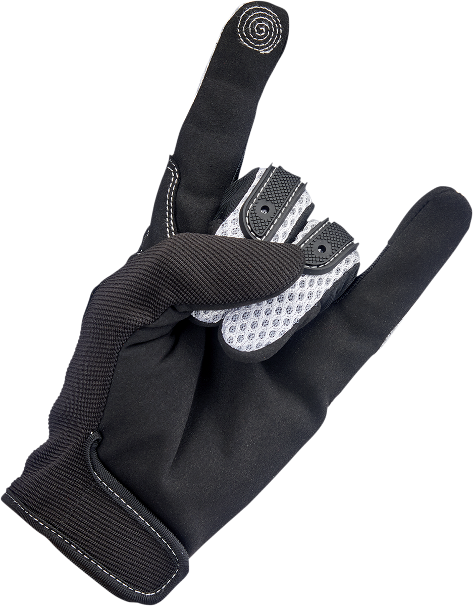 GUANTES BILTWELL ANZA BLANCO/NEGRO