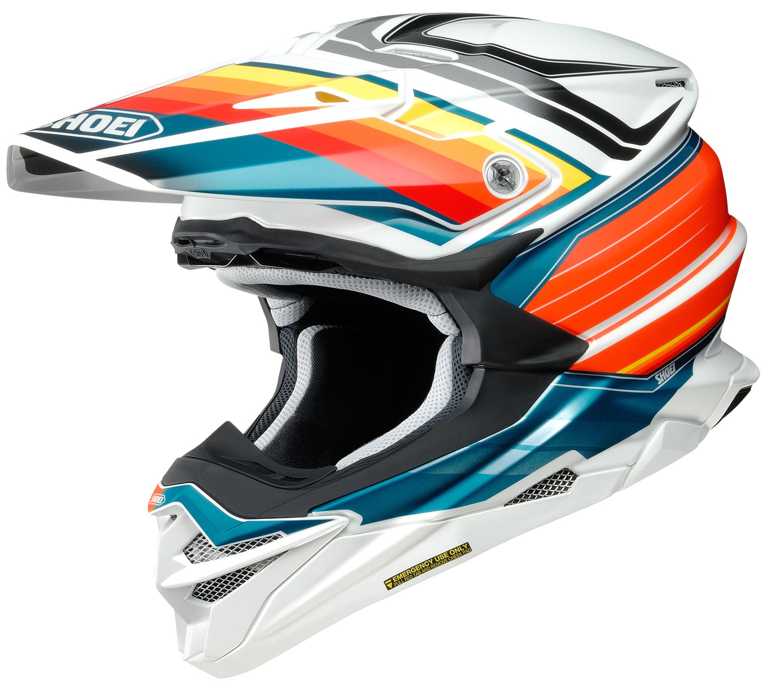 CASCO OFF-ROAD SHOEI VFX-EVO PINNACLE PARA DAMA TC-8