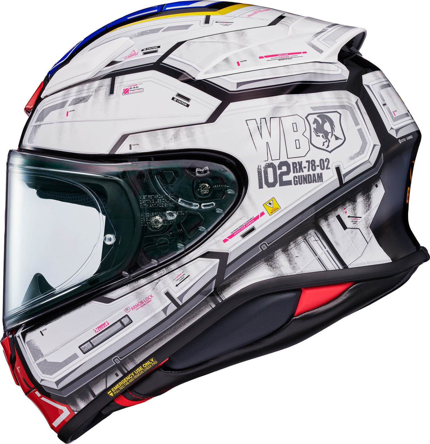 CASCO INTEGRAL SHOEI RF-1400 GUNDAM TC-10