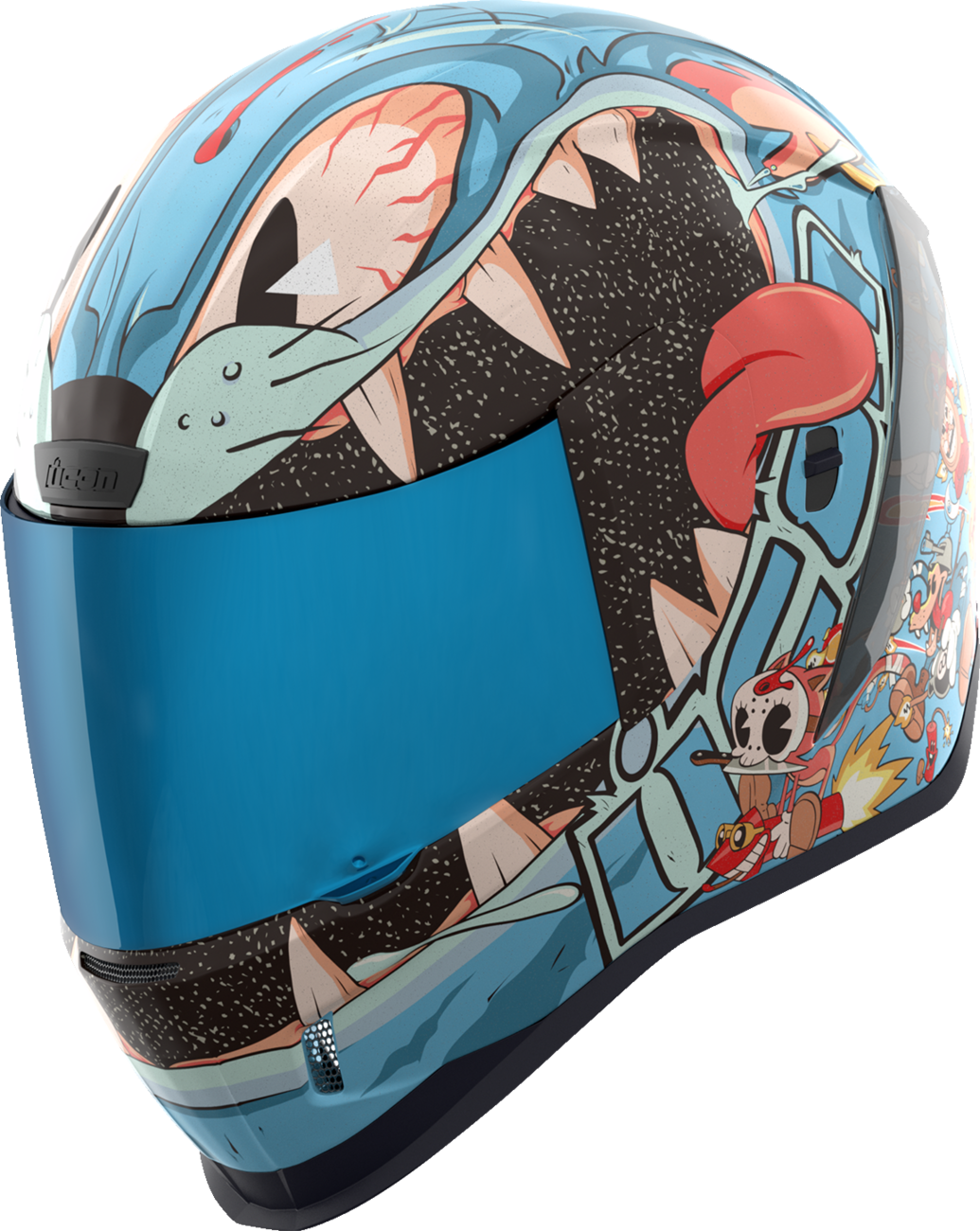 CASCO INTEGRAL ICON AIRFORM 9 LIVES BLANCO