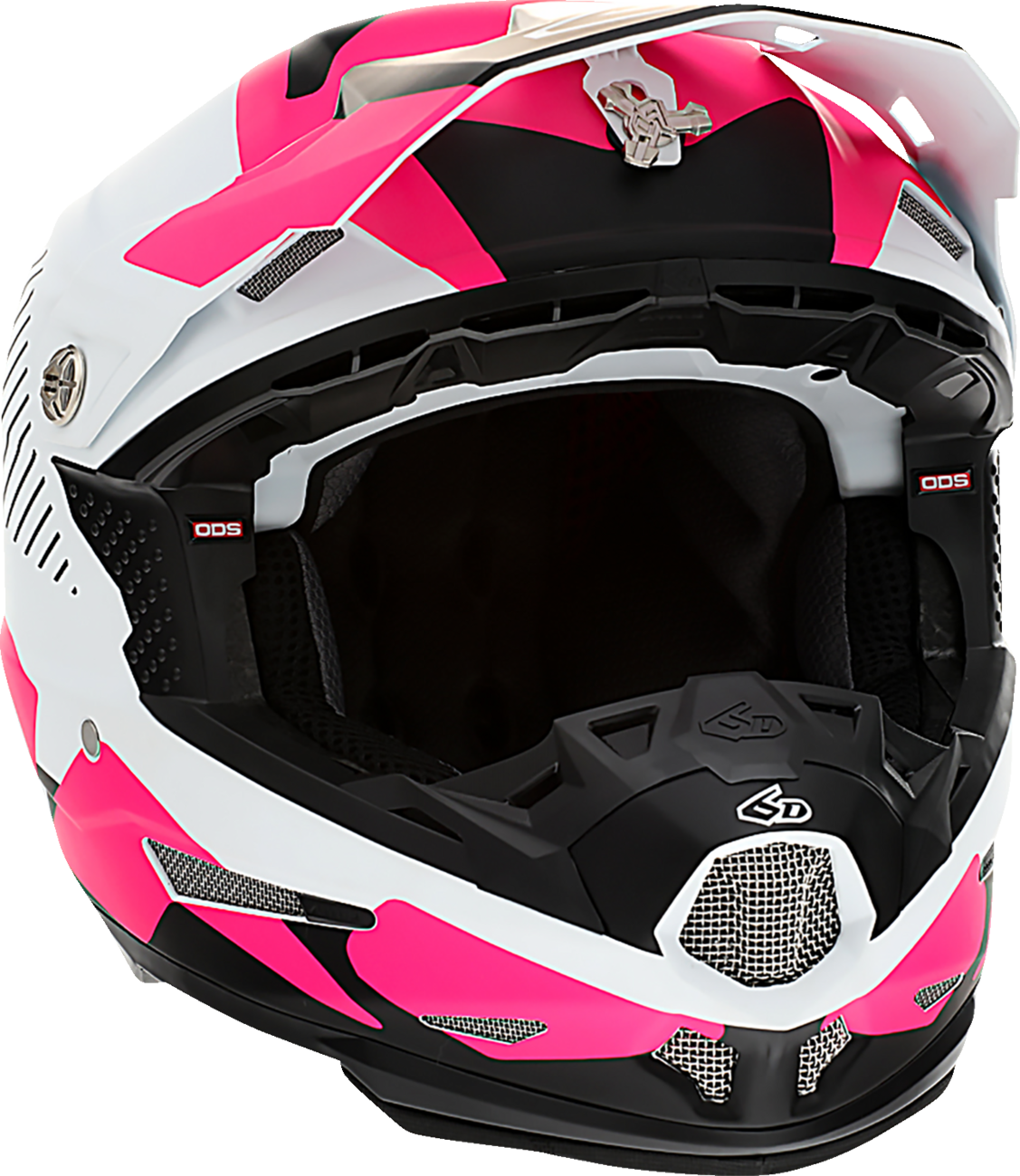 CASCO INTEGRAL 6D ATR-2 FUSION NEGRO-ROSADO