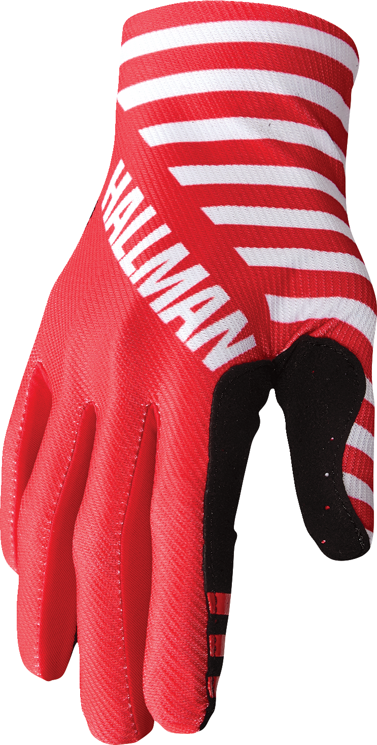 GUANTES THOR MAINSTAY SLICE BLANCO/ROJO