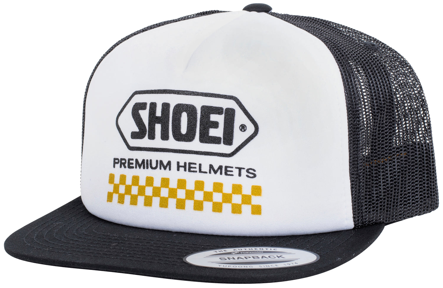 GORRA TRUCKER SHOEI NEGRO/BLANCO/DORADO