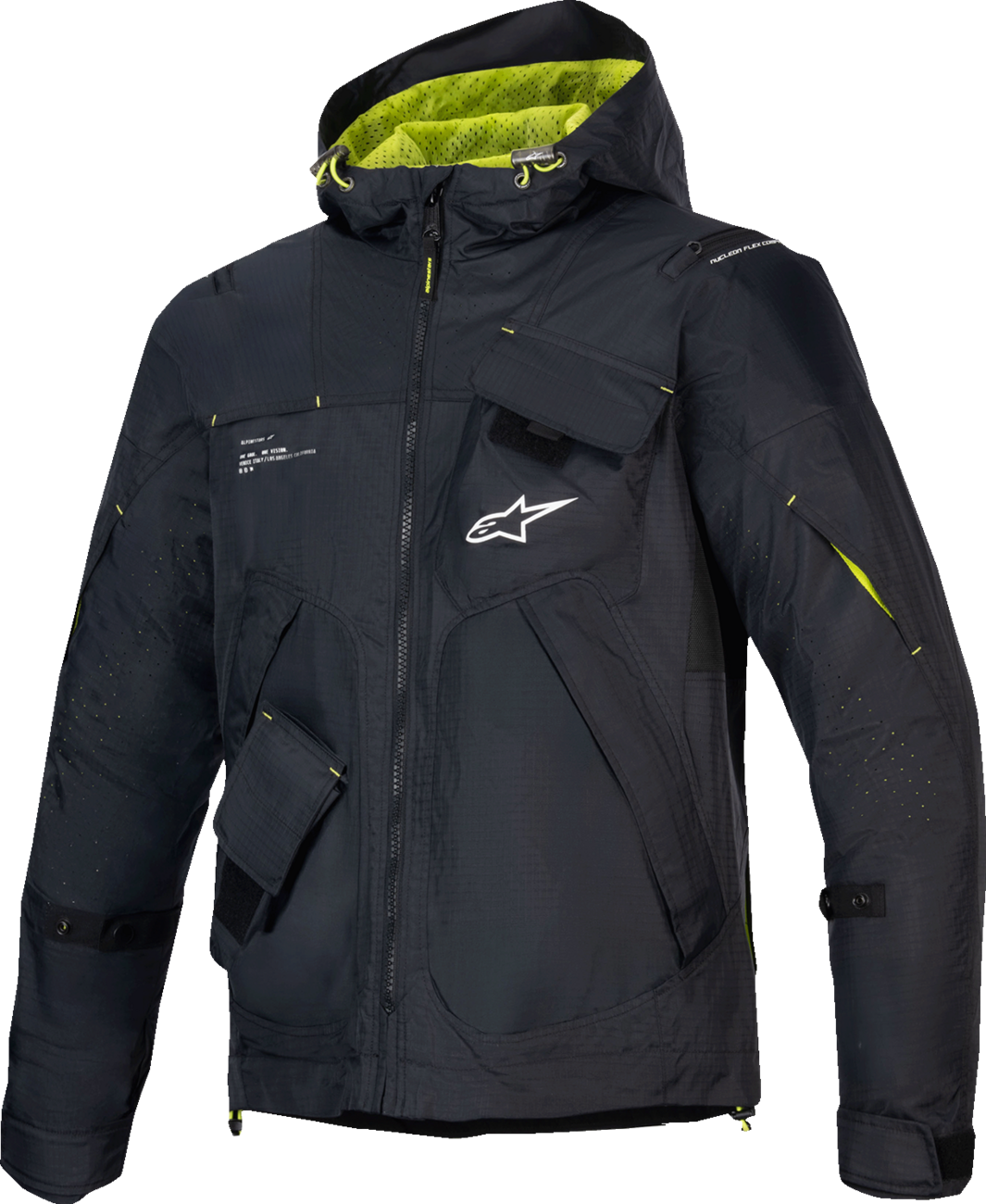 CHAQUETA ALPINESTARS MOGRESS AIR NEGRO/LIMA/BLANCO