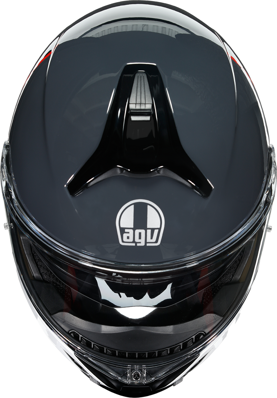 CASCO AGV  TOURMODULAR BALANCE ROJO GRIS