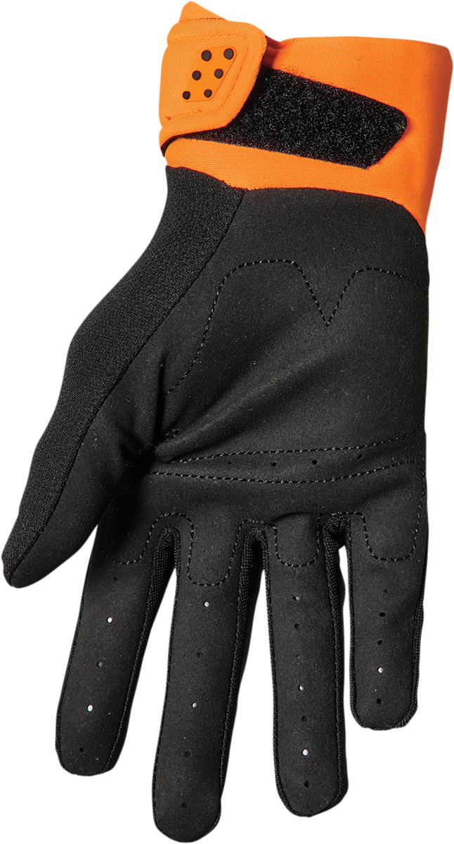 GUANTES YOUTH THOR SPECTRUM NARANJA/NEGRO PARA NIÑOS