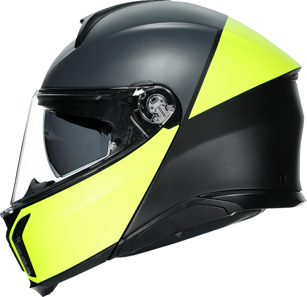 CASCO AGV  TOURMODULAR AMARILLO NEGRO GRIS