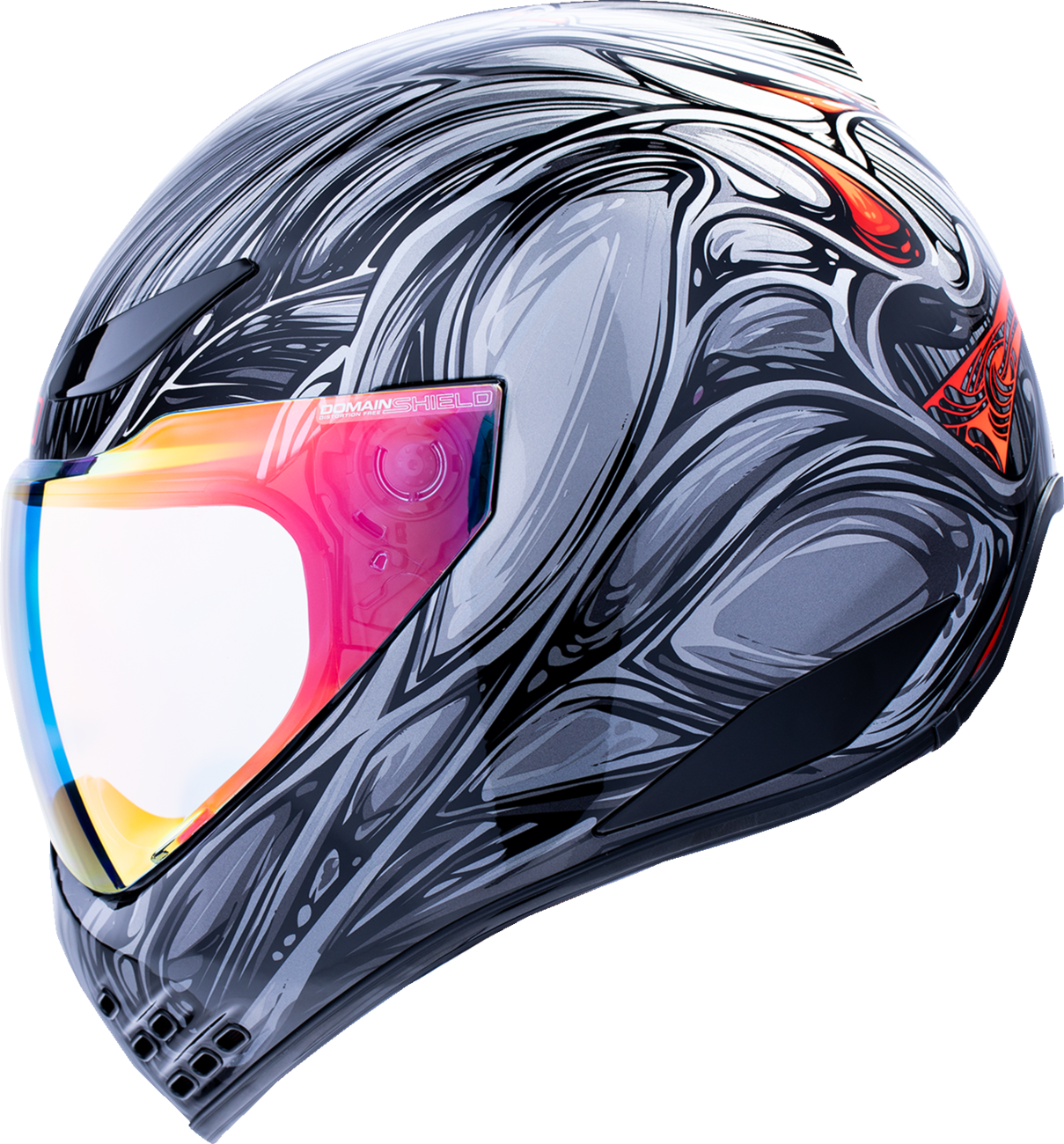CASCO INTEGRAL ICON DOMAIN NOUVEAU PLATEADO