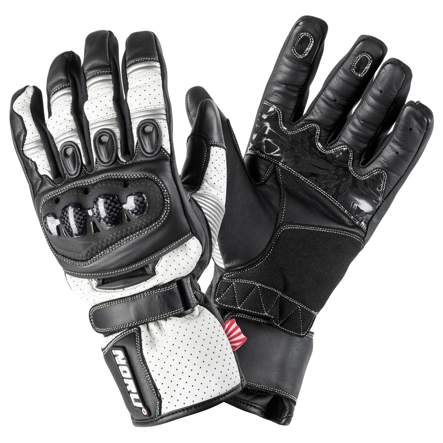 GUANTES DEPORTIVOS NORU SOKUDO BLANCO/NEGRO/GRIS