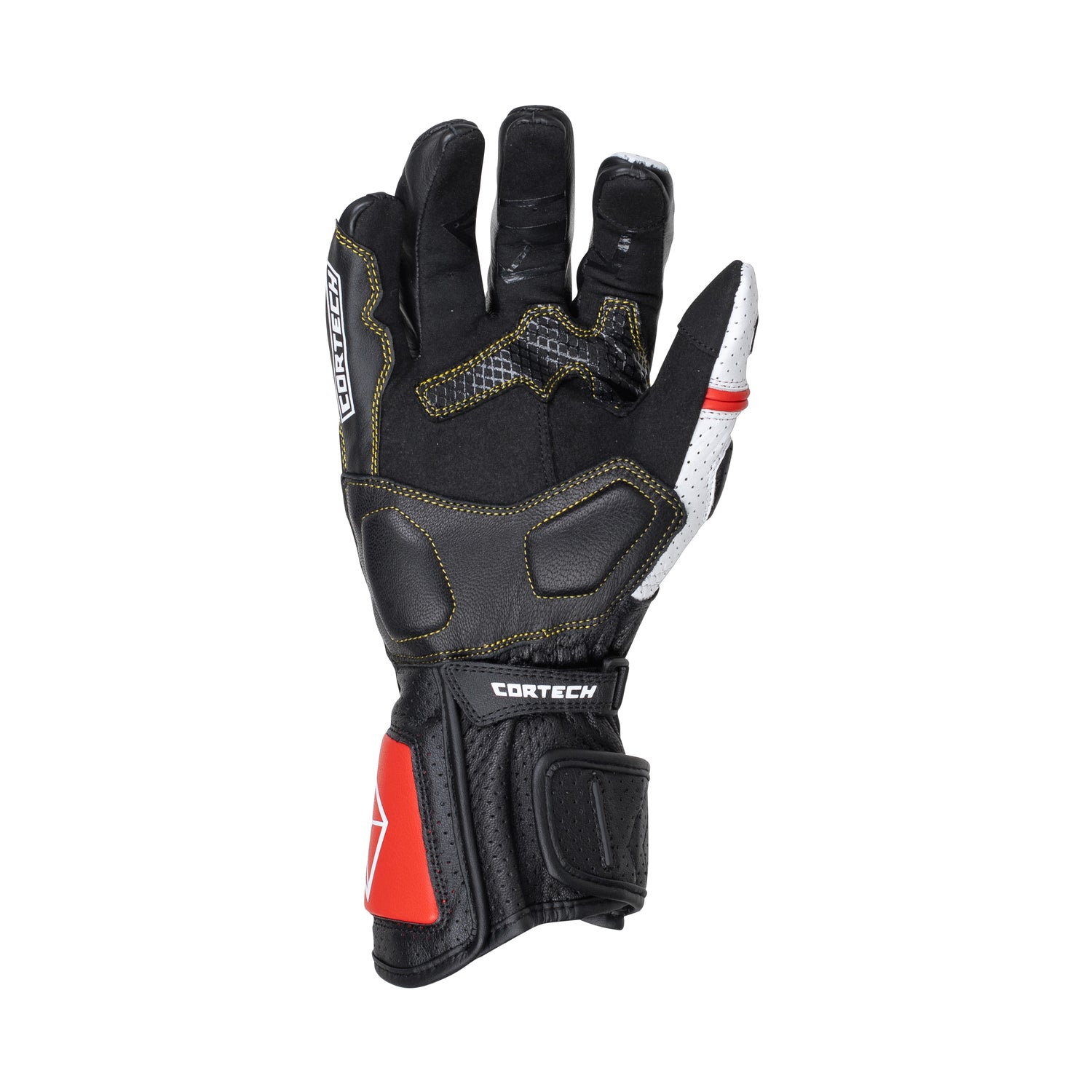 GUANTES CORTECH CHICANE V1 ROJO/BLANCO