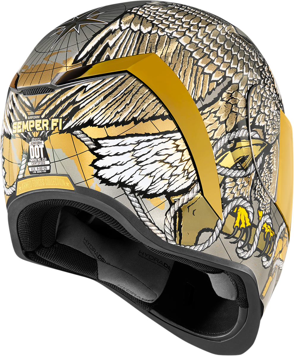 CASCO ICON AIRFORM SEMPER FI DORADO