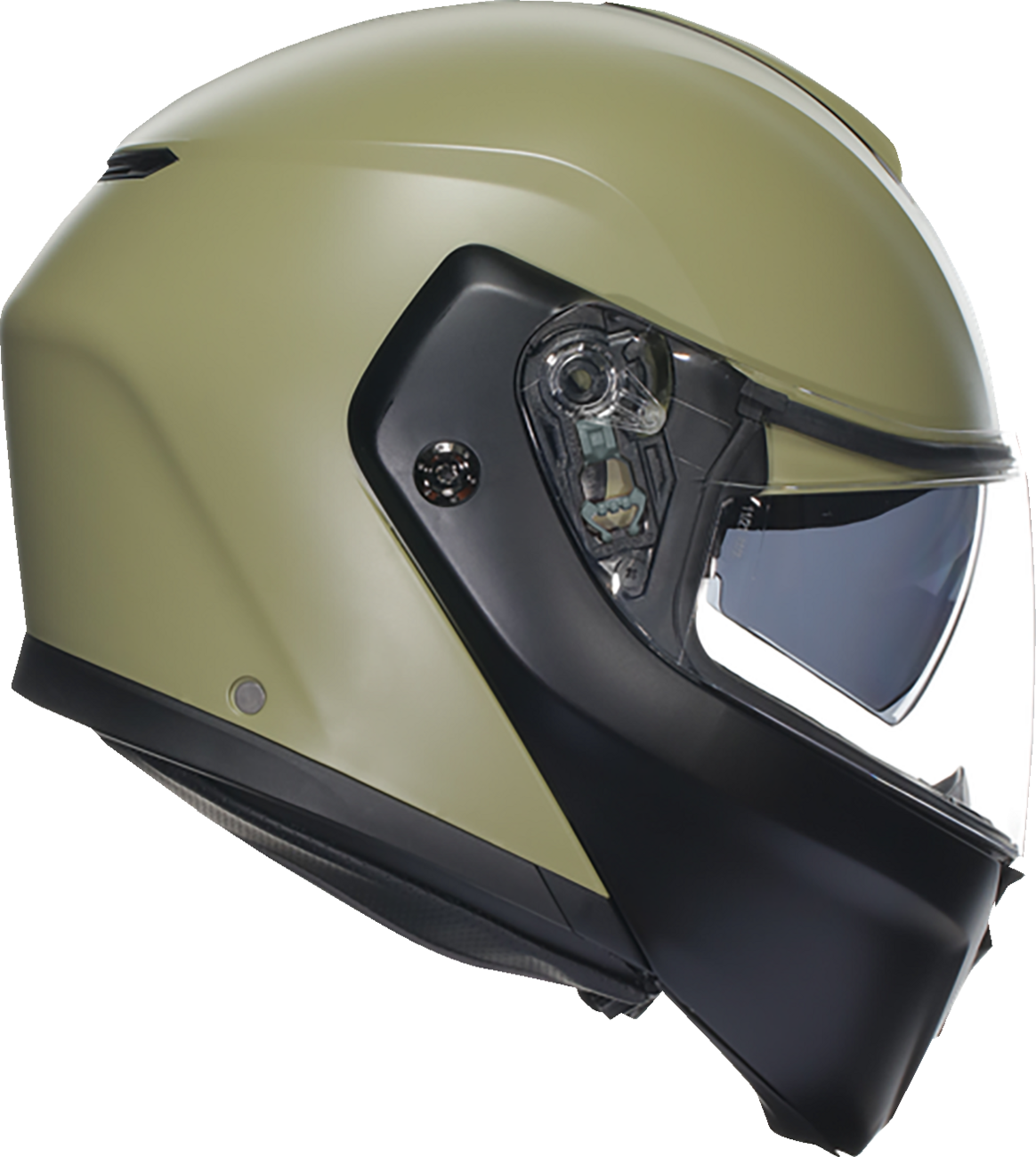 CASCO ABATIBLE AGV STREETMODULAR VERDE/NEGRO
