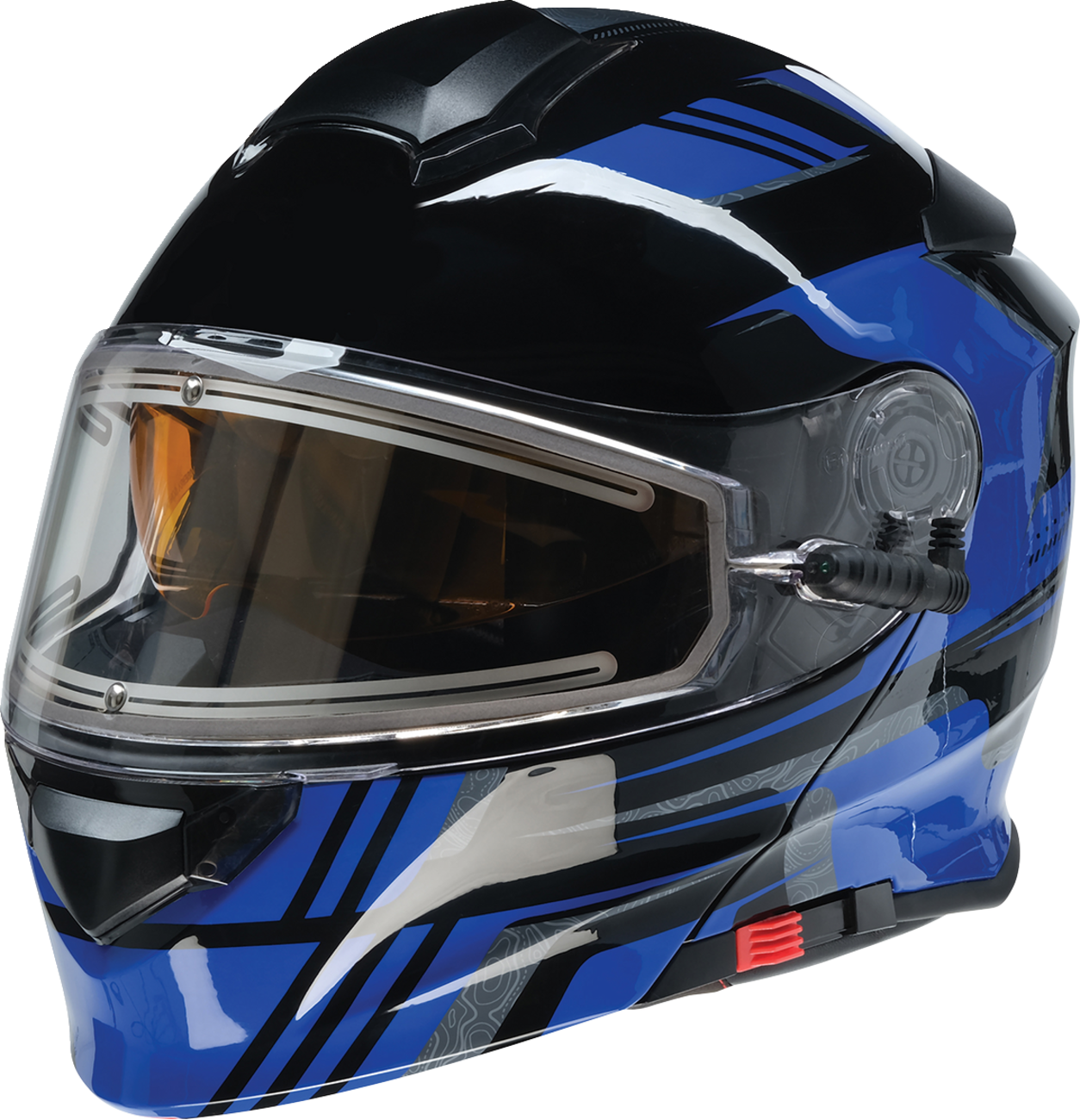 CASCO MODULAR Z1R SOLARIS 2.0 FIRST TRACKS NEGRO/AZUL