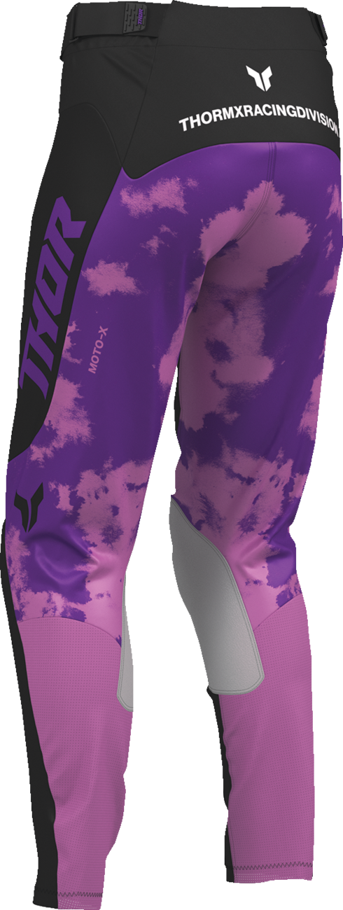 PANTALONES PARA DAMA THOR LAUNCHMODE BLEACH NEGRO/ORQUÍDEA