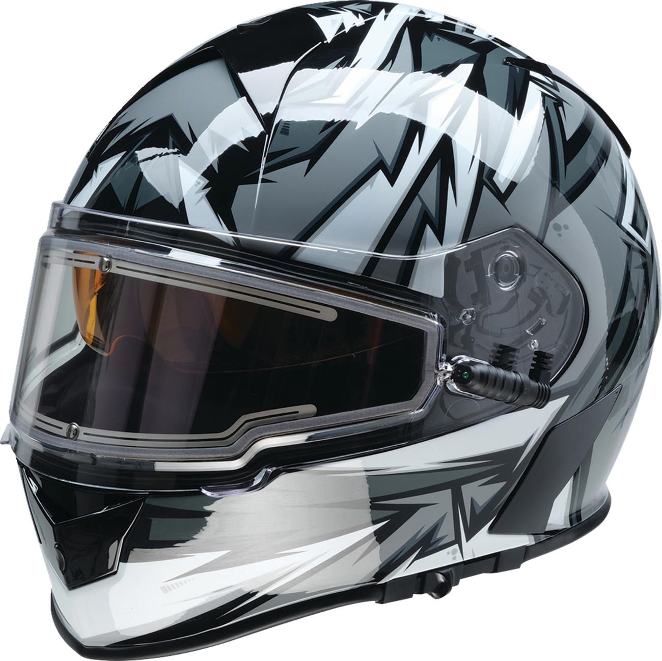 CASCO INTEGRAL Z1R WARRANT NEURON GRIS/BLANCO