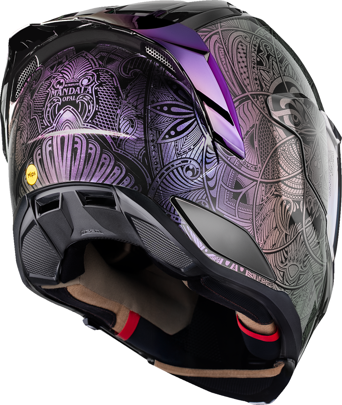 CASCO INTEGRAL ICON ULTRAFLITE OPAL MANDALA MORADO