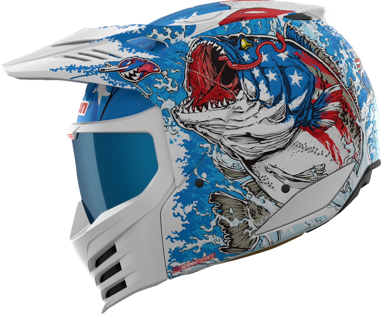 CASCO ICON ELSINORE AMERICAN BASSTARD AZUL