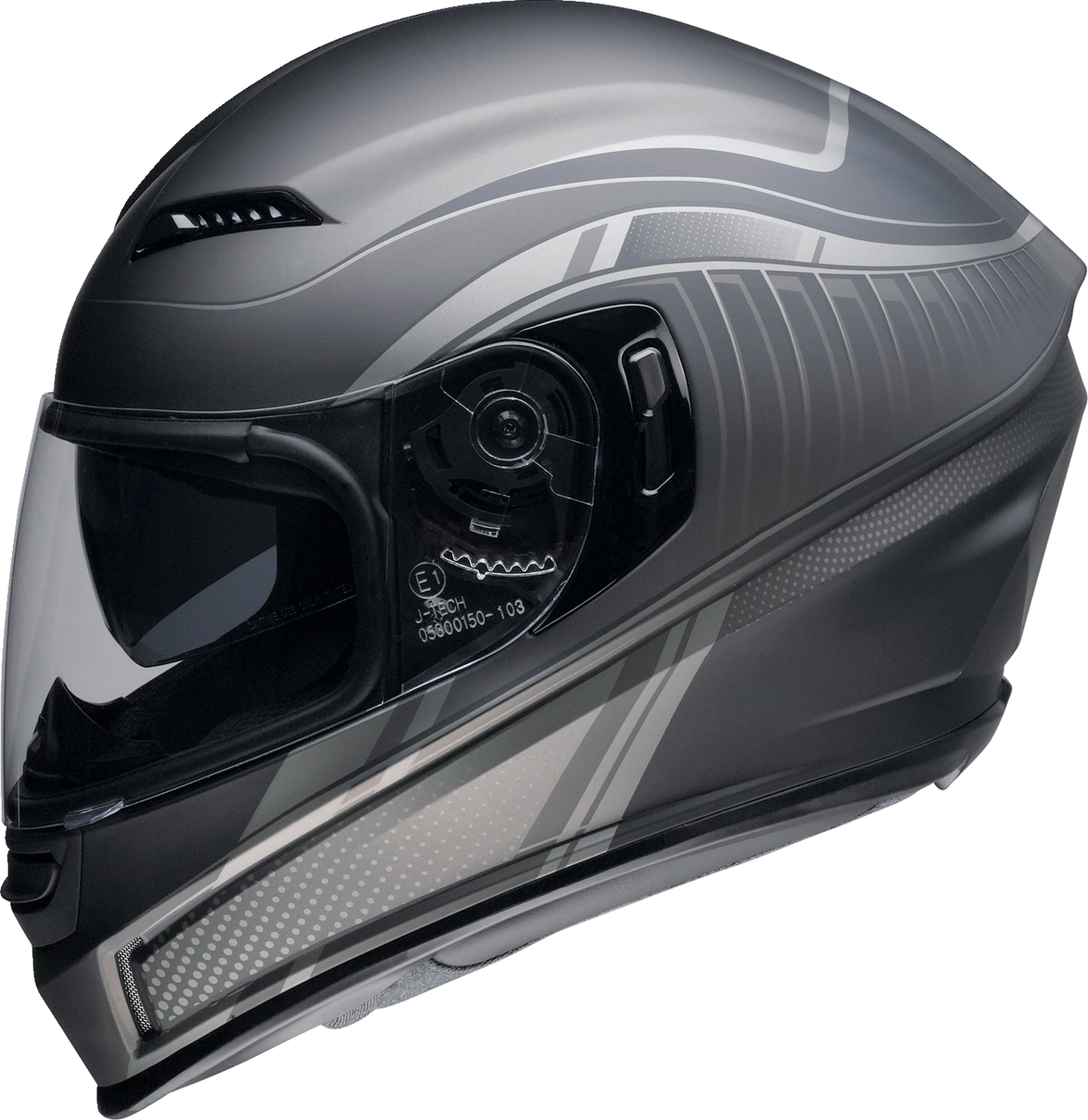 CASCO INTEGRAL Z1R JACKAL DARK MATTER NEGRO MATE