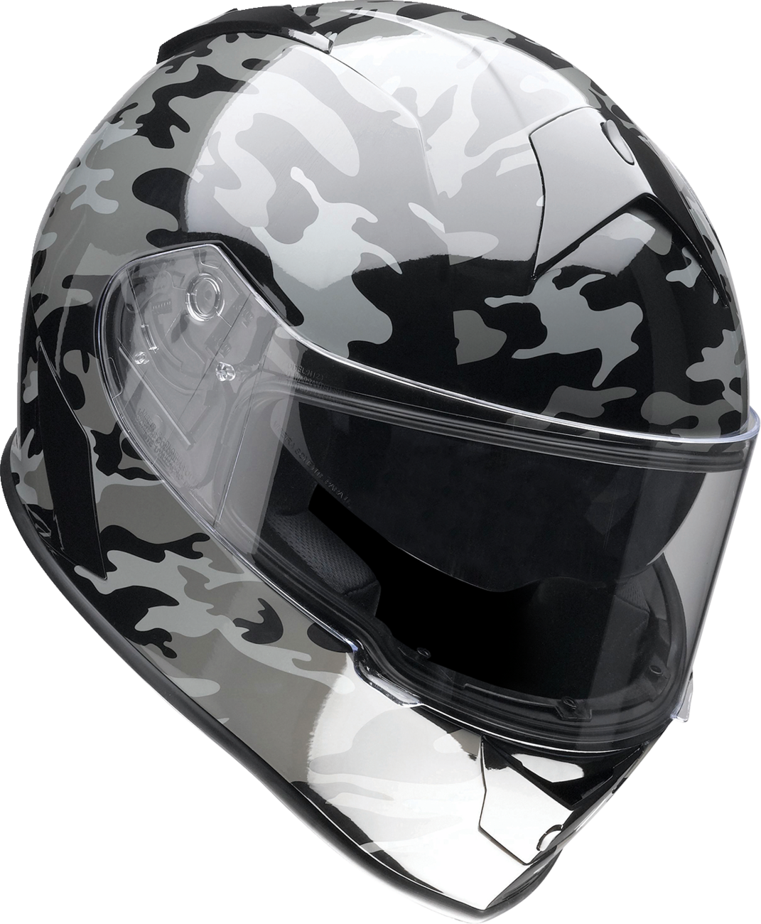 CASCO INTEGRAL Z1R WARRANT CAMUFLADO NEGRO/GRIS