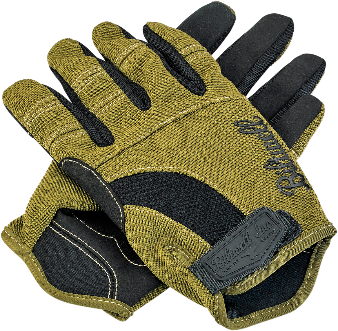 GUANTES BILTWELL MOTO OLIVA/NEGRO