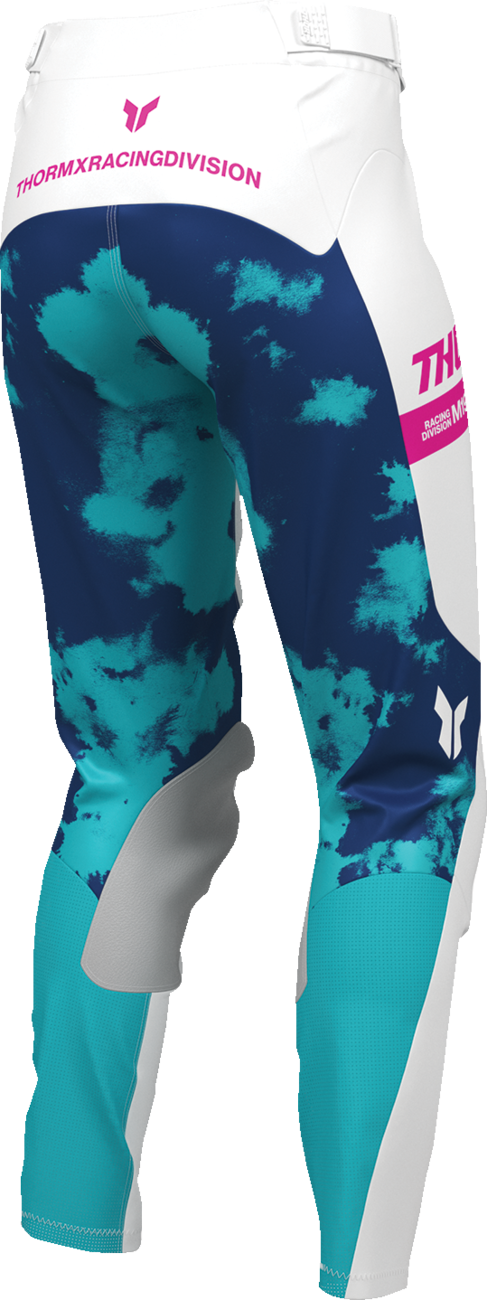 PANTALONES THOR LAUNCHMODE BLEACH BLANCO/AQUA PARA DAMA