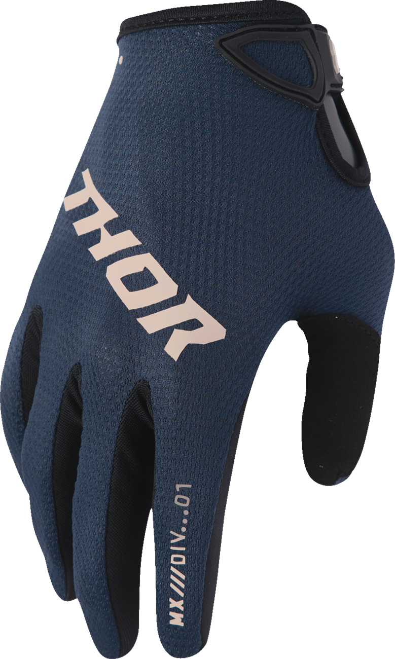 GUANTES THOR RIDEMODE STATIC MEDIANOCHE PARA DAMA