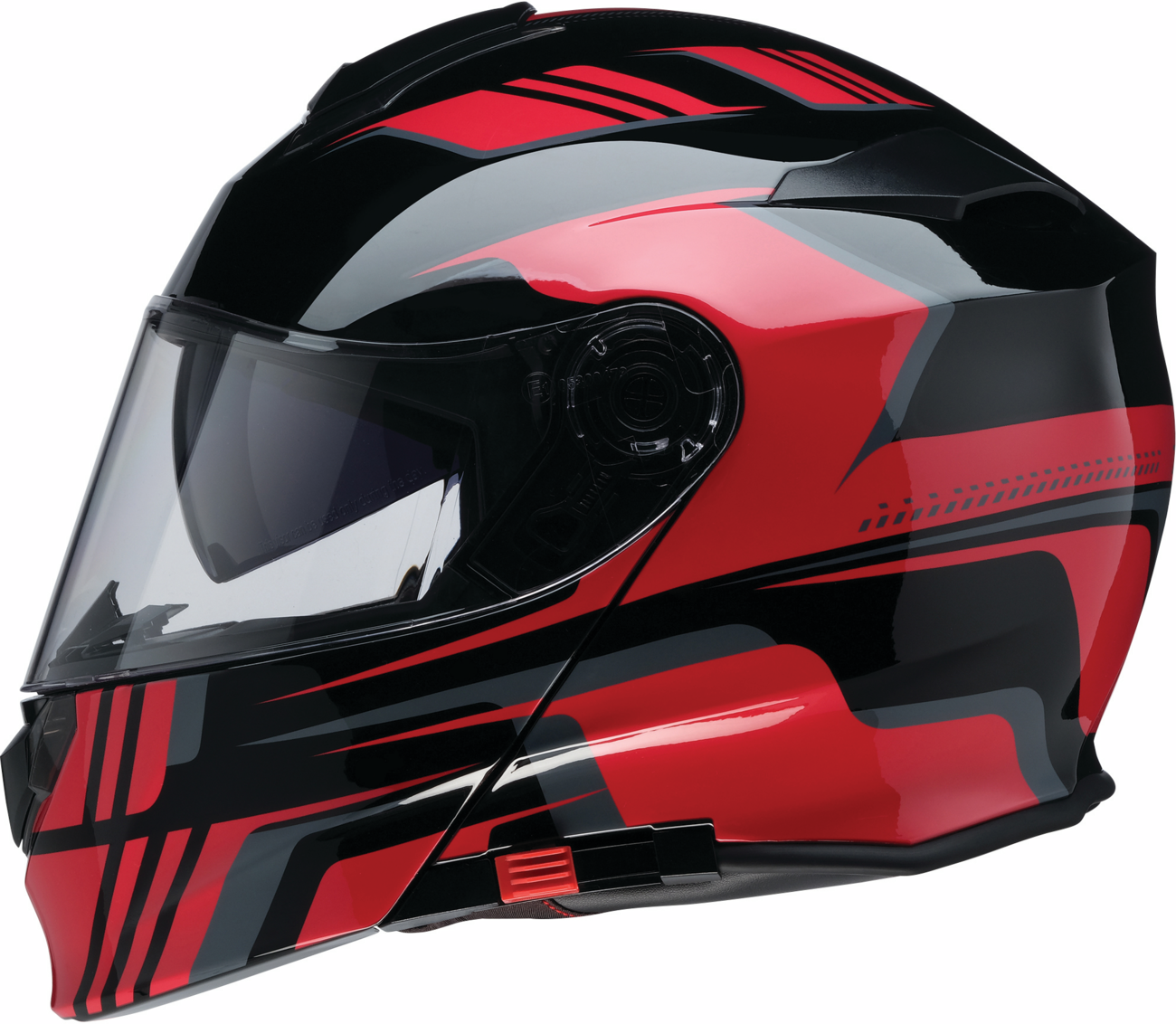 CASCO MODULAR Z1R SOLARIS 2.0 SLATER ROJO/NEGRO