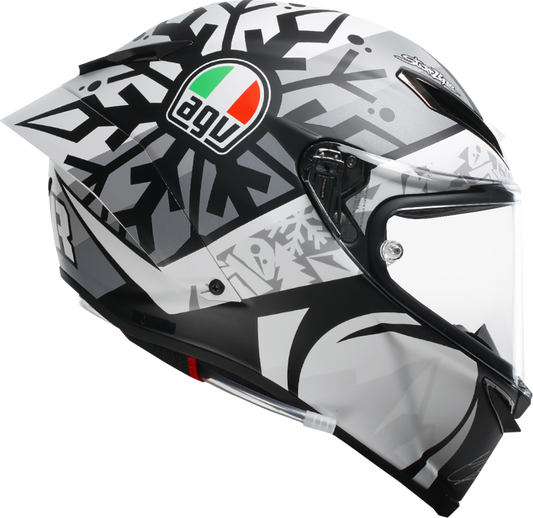 CASCO AGV PISTA GP R LIMITED EDITION MIR WINTER TEST CLARO