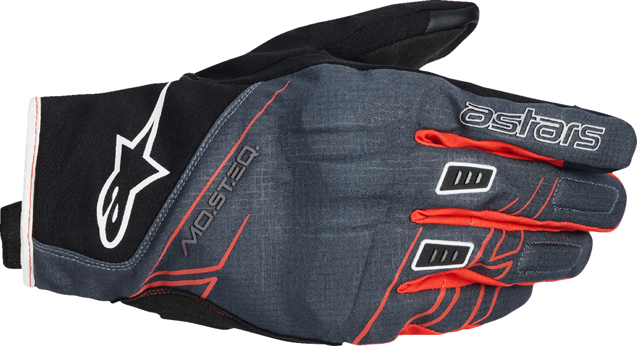 GUANTES ALPINESTARS MOBLAST WP NEGRO/ANTRACITA/NARANJA