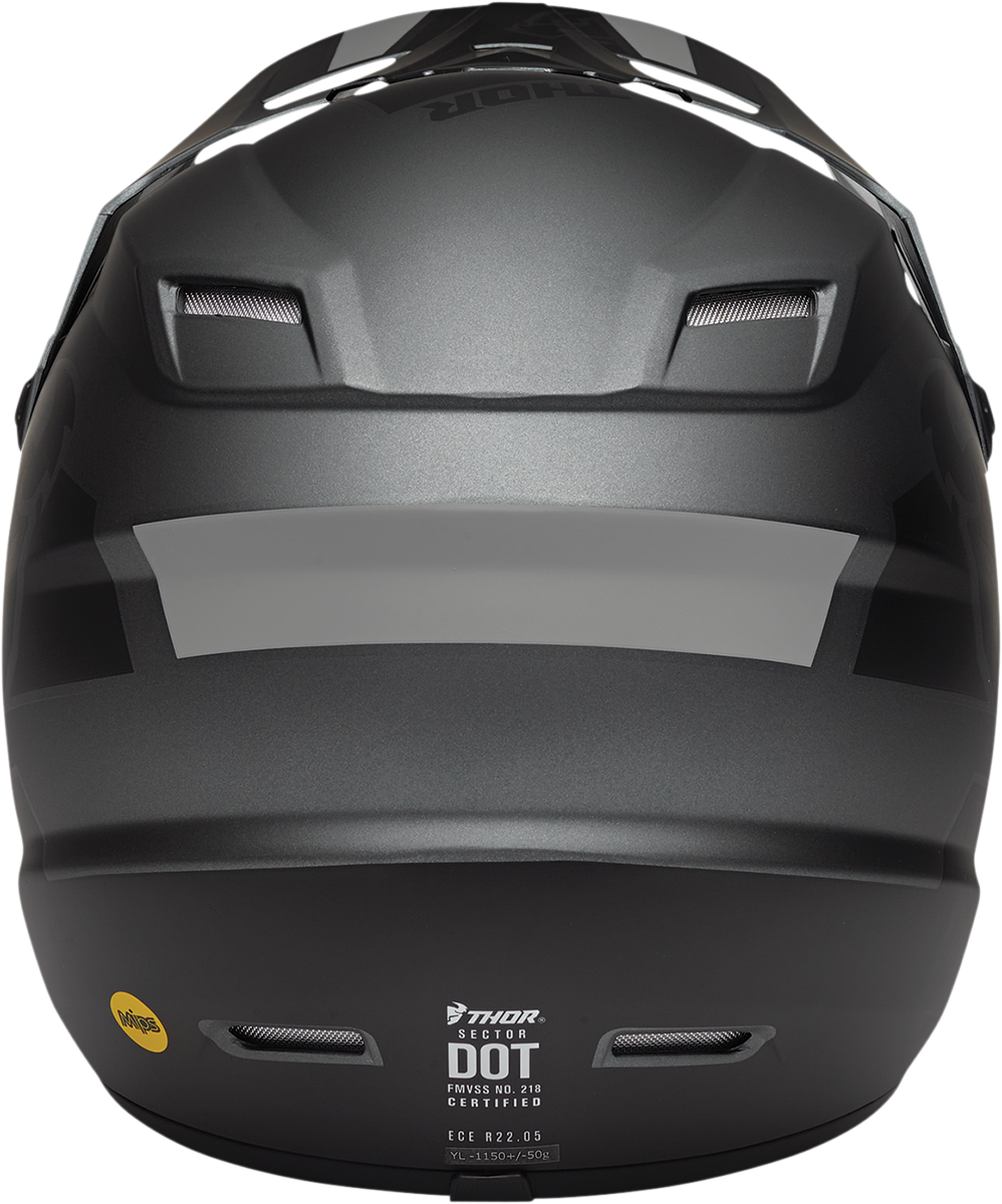 CASCO INFANTIL THOR SPLIT MIPS CROMO/NEGRO