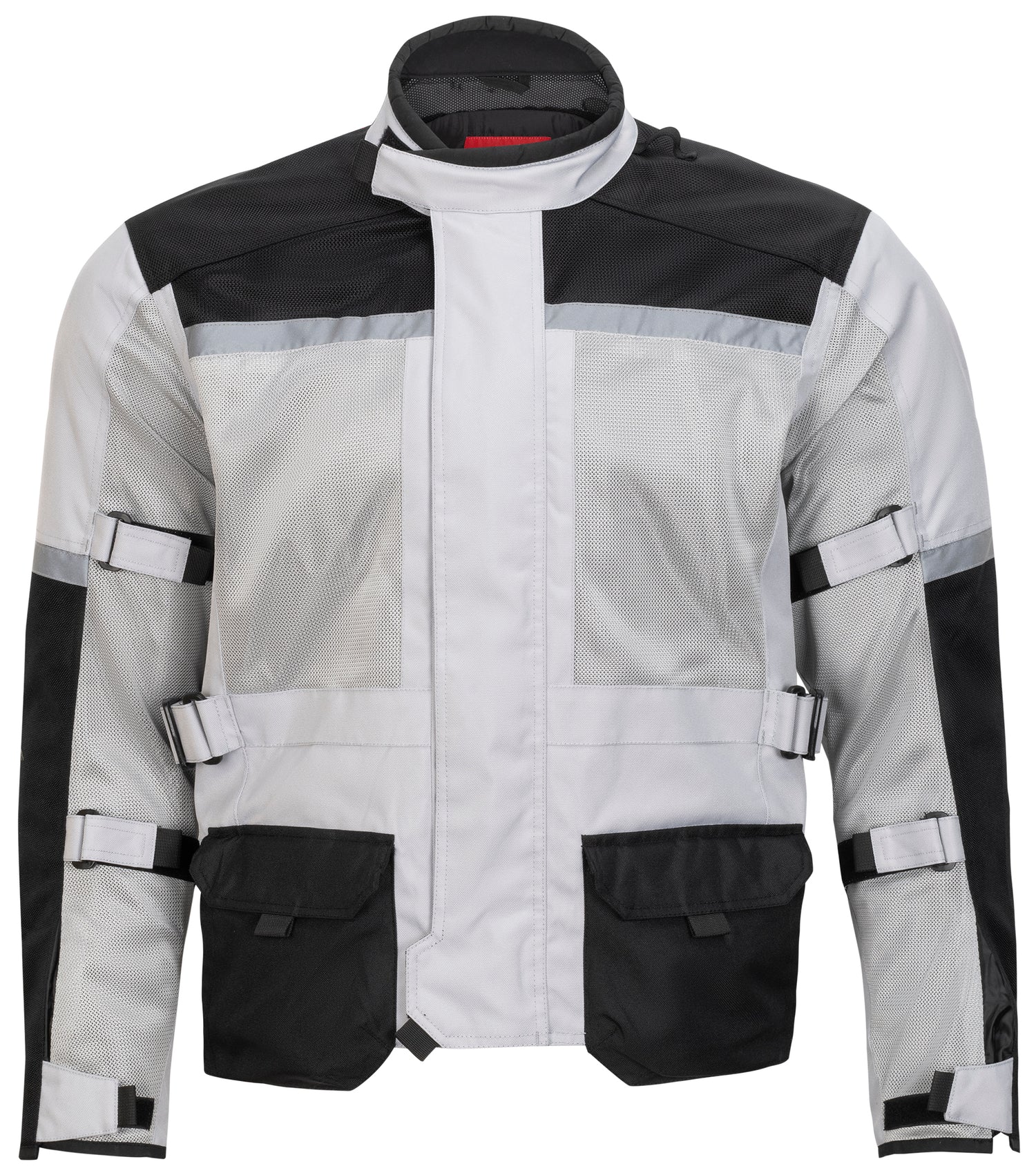 CHAQUETA PARA AVENTURA NORU GANJO GRIS NEGRO