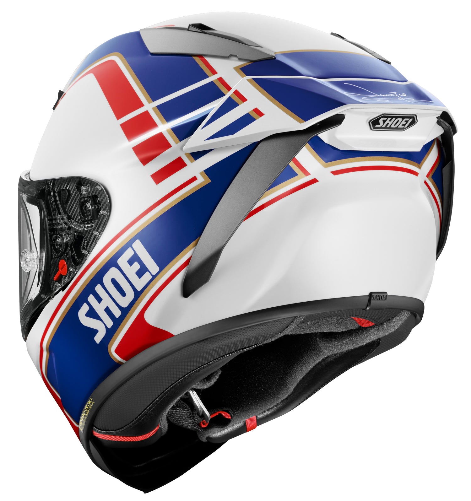 CASCO INTEGRAL SHOEI X-15 GARDNER AZUL