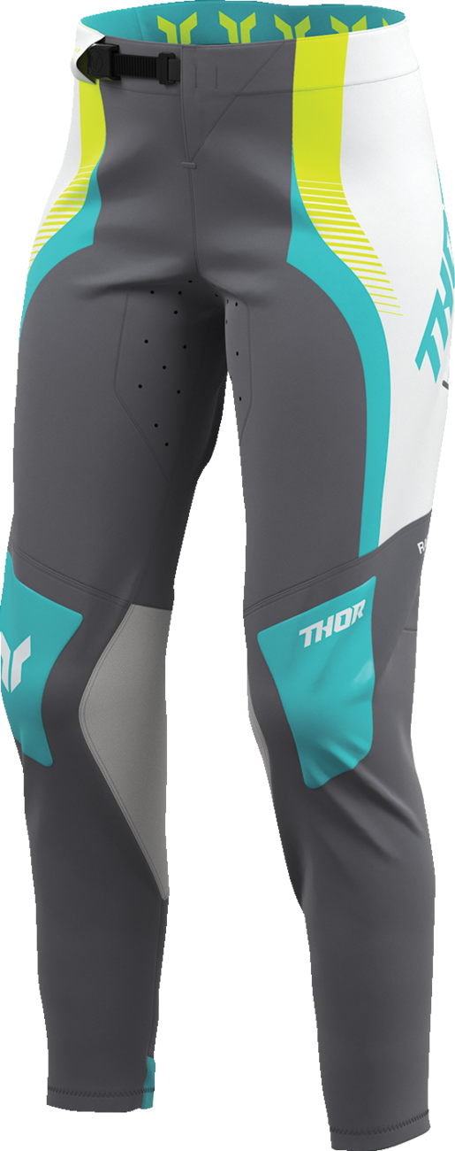 PANTALONES THOR SPORTMODE VELOCITY GRIS/AQUA PARA DAMA