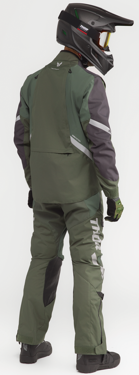 PANTALÓN TERRAIN SOBRE LA BOTA THOR ARMY CHARCOAL