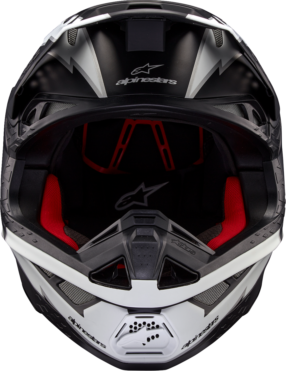 CASCO INTEGRAL ALPINESTARS SUPERTECH M10 AMPRESS NEGRO/BLANCO