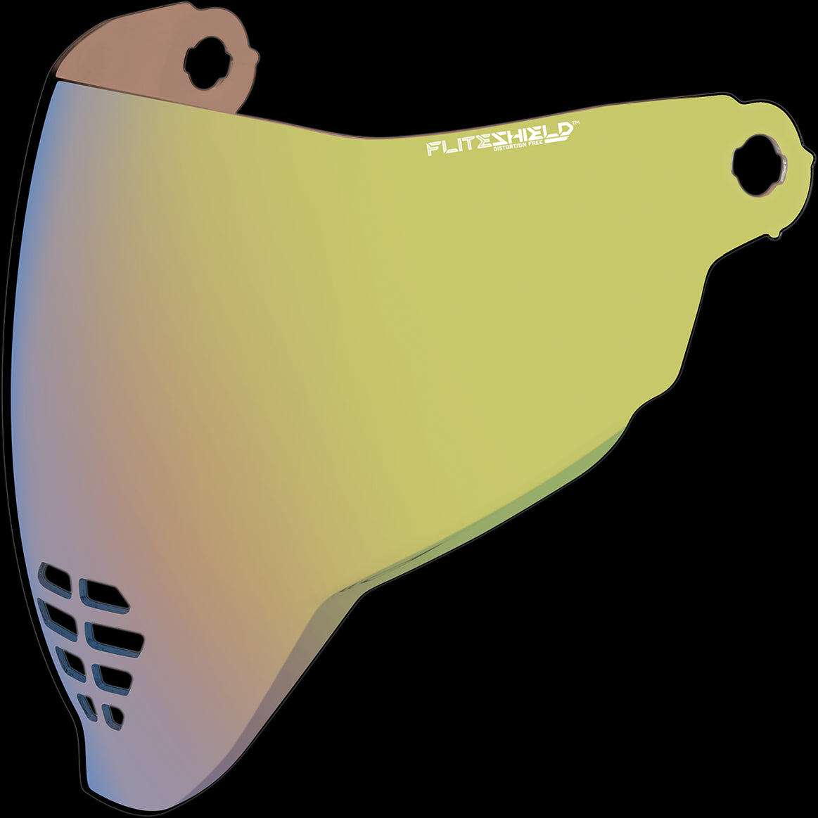 VISOR ICON AIRFLITE RST DORADO